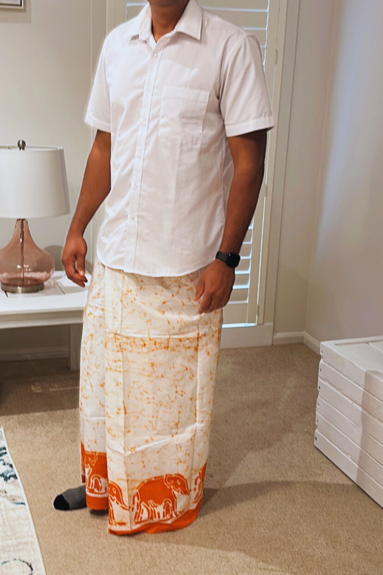 Sri Lankan Batik Sarong – NRTWT009 - Image 2