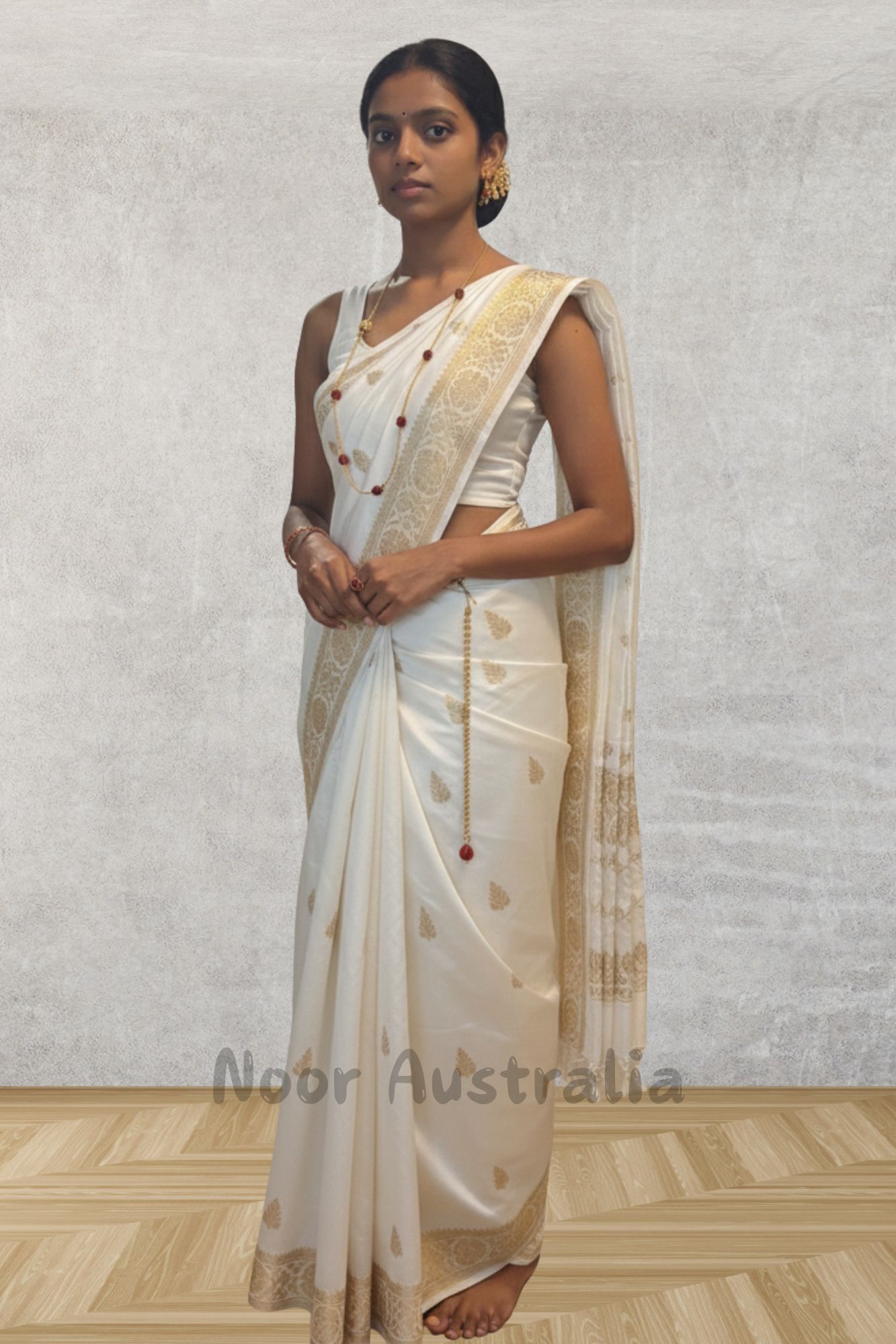 Elegant Agasthi Beaded Jewelry Collection- NRSH508 - Image 2