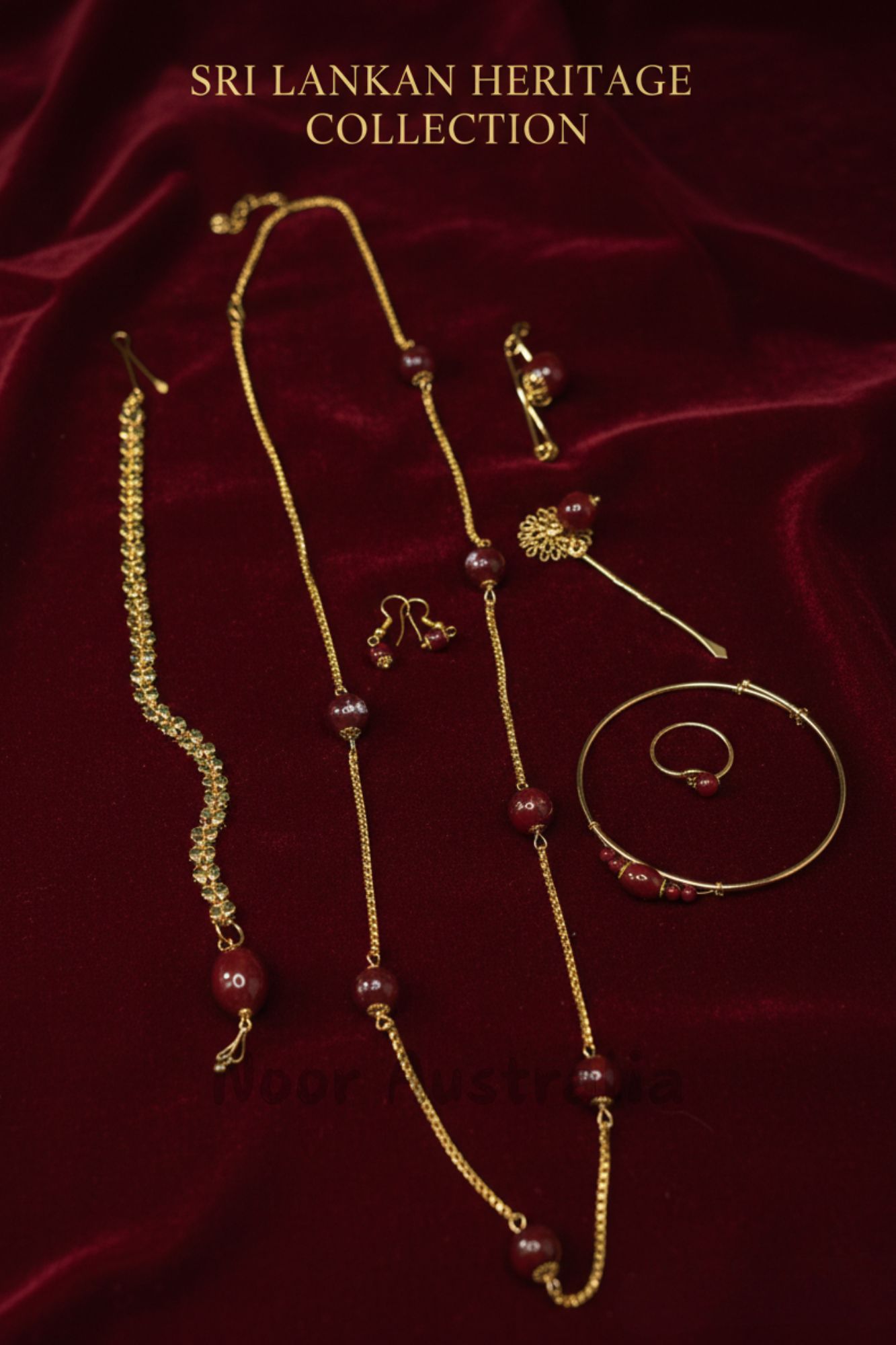 Elegant Agasthi Beaded Jewelry Collection- NRSH508