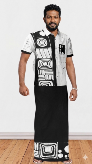 Sri Lankan Batik Shirt and Sarong Kit – NRHM816
