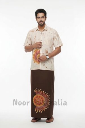 Sri Lankan Batik Shirt and Sarong Kit – NRHM830