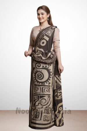 Sri Lankan Batik Saree - NRCBW113