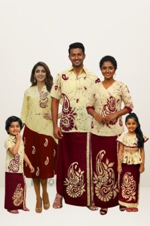 Traditional Batik Collection - Family kit (NRHM817 & NRHW814,NRHB221, NRHG221)